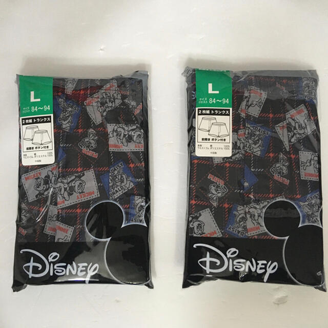 Disney(ディズニー)のメンズトランクス　ディズニープリント　 Lサイズ メンズのアンダーウェア(トランクス)の商品写真