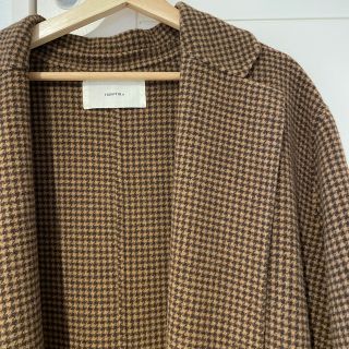 トゥデイフル(TODAYFUL)のtodayful over check coat  最終値下げ(ロングコート)