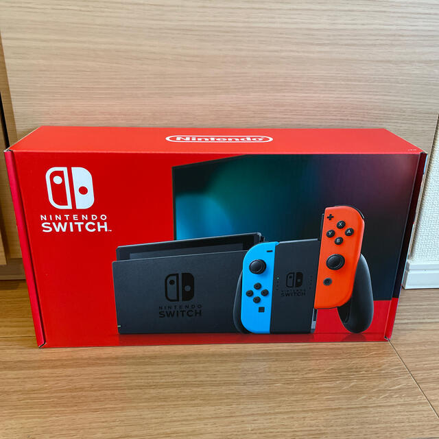 Nintendo Switch(ニンテンドースイッチ)のNintendo Switch JOY-CON(L) ネオンブルー/(R) ネオ エンタメ/ホビーのゲームソフト/ゲーム機本体(家庭用ゲーム機本体)の商品写真