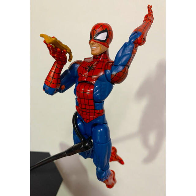 正規品 スパイダーマン  ピザ アクションフィギュア マーベルレジェンド状態開封済み中古品