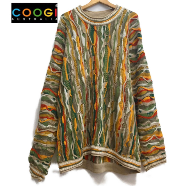 COOGI クージー 3Dニット マルチカラー 2XLT