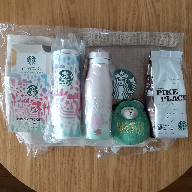 [抜き取りなし] スタバ スターバックス STARBUCKS 福袋 2021