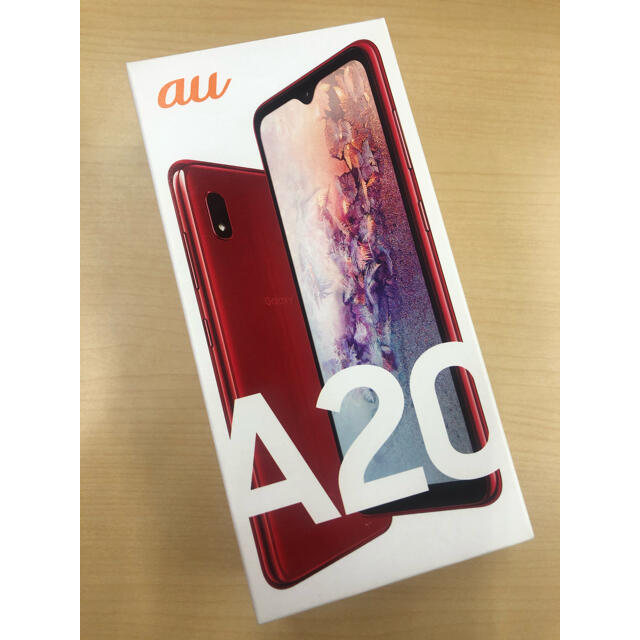 GALAXYA20 au版 未使用新品 レッド