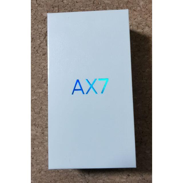 oppo/国内正規品 AX7(CPH1903)  64GB simフリー