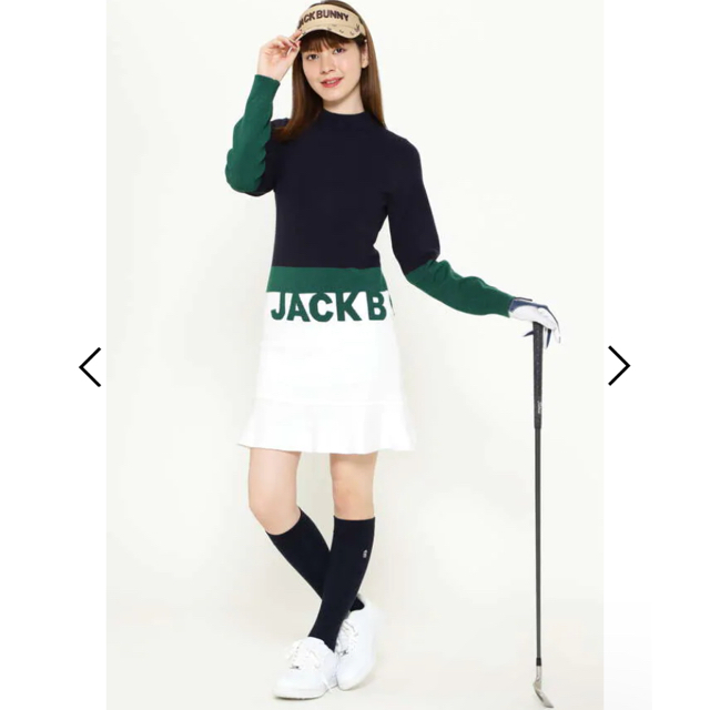 ジャックバニー モックネックニットワンピース ジャックバニー モックネックニットワンピース