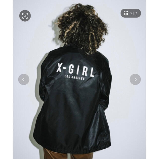 X-girl SMART LOGO COACH JACKET