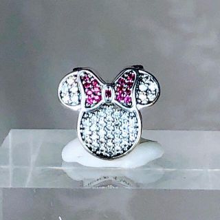 スワロフスキー(SWAROVSKI)の限定発売品 PANDORA パンドラ チャーム クリップディズニー ミニー(チャーム)