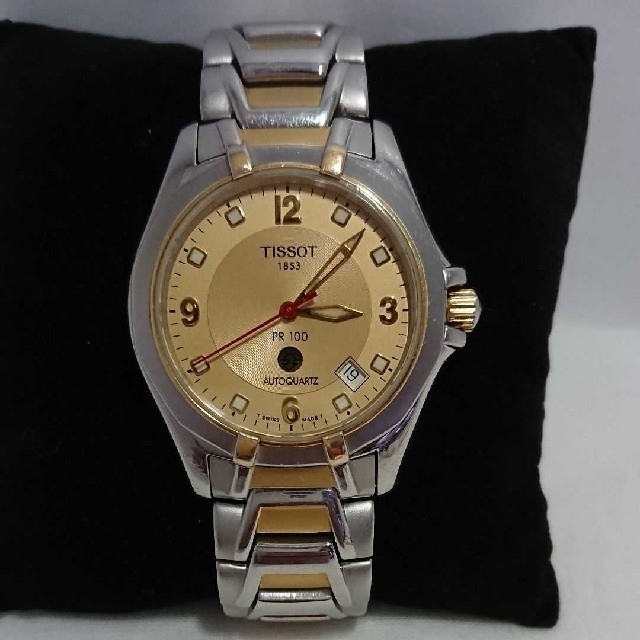 TISSOT(ティソ)の【TISSOT】ティソ★オートクォーツ･メンズ腕時計◆PR100(動作確認済み) メンズの時計(腕時計(アナログ))の商品写真
