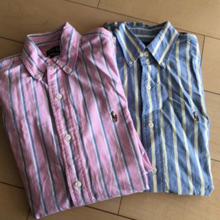 ラルフローレン(Ralph Lauren)の【ラルフローレン】２枚セット:長袖シャツ　カスタムフィット　メンズXS(シャツ)