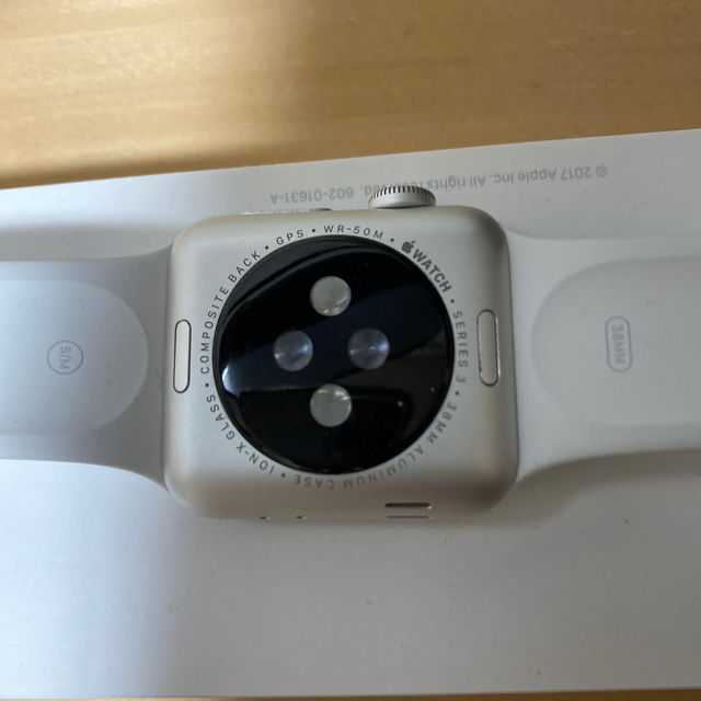 メーカー包装済】 APPLE WATCH3 38 SVAL WT130-200 201809 asakusa.sub.jp