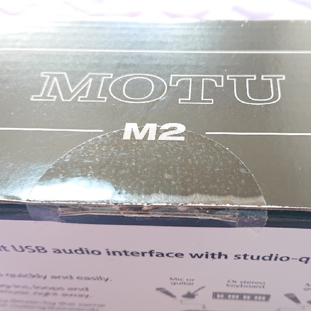 【新品未開封】MOTU M2 オーディオインターフェイス【品薄・入手困難】