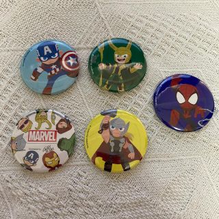 マーベル(MARVEL)のMARVEL 缶バッジ(キャラクターグッズ)