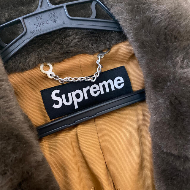 M supreme 15AW Fur Collar Tweed Coat