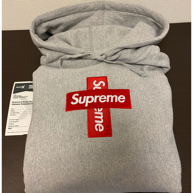 【XL】Supreme Cross Box Logo Hooded