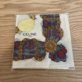 セフィーヌ(CEFINE)の新品 セリーヌ ハンカチ 白 CELINE(ハンカチ)