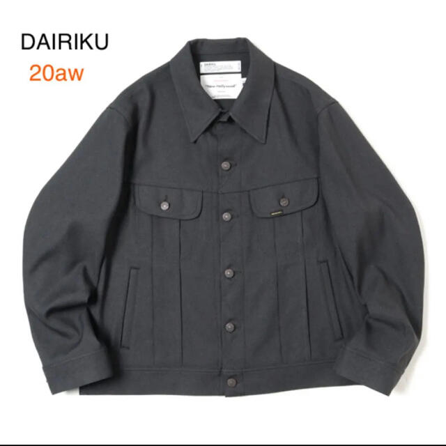 SUNSEA(サンシー)のDAIRIKU 20aw  Regular Polyester Jacket メンズのジャケット/アウター(Gジャン/デニムジャケット)の商品写真