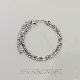 スワロフスキー(SWAROVSKI)の2連 スワロフスキーブレスレット(その他)