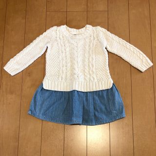 ベビーギャップ(babyGAP)のサイズ 95＊ニットドッキングワンピース＊baby GAP(ワンピース)