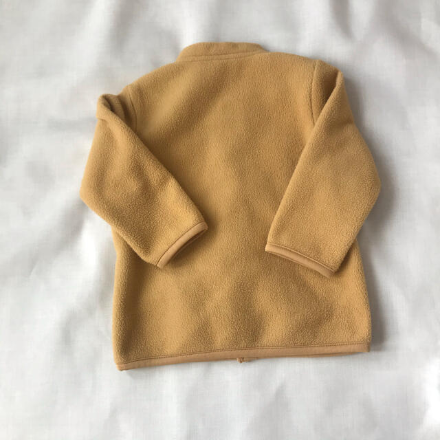 MUJI (無印良品)(ムジルシリョウヒン)の無印フリースブルゾン　USED☆ キッズ/ベビー/マタニティのキッズ服女の子用(90cm~)(ジャケット/上着)の商品写真