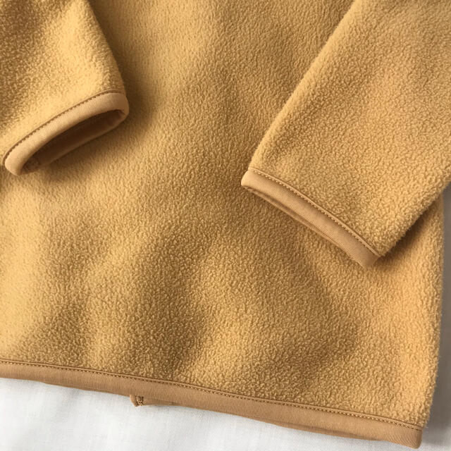 MUJI (無印良品)(ムジルシリョウヒン)の無印フリースブルゾン　USED☆ キッズ/ベビー/マタニティのキッズ服女の子用(90cm~)(ジャケット/上着)の商品写真