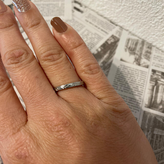 ✨新品・未使用✨ハワイアンジュエリーリング　シルバー 13号　男女兼用 レディースのアクセサリー(リング(指輪))の商品写真