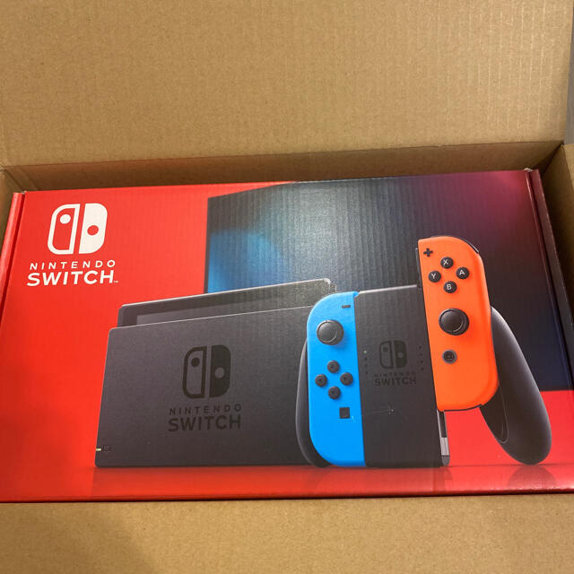 Nintendo Switch(ニンテンドースイッチ)のNintendo Switch ネオン　新品未使用未開封 エンタメ/ホビーのゲームソフト/ゲーム機本体(家庭用ゲーム機本体)の商品写真