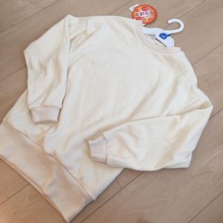 新品タグ付き 裏起毛トレーナー(Tシャツ/カットソー)