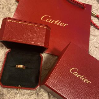 カルティエ(Cartier)のカルティエ　ダイヤ　ラブリング　ピンクゴールド(リング(指輪))