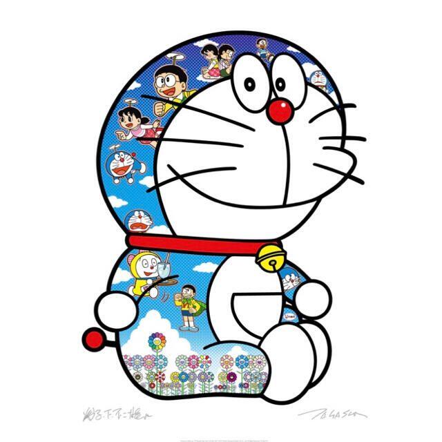 大注目 おすわりドラえもん 青空の下のきもちの良い日 村上隆 ポスター その他