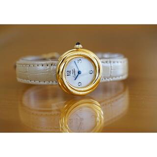 カルティエ(Cartier)の美品 カルティエ マスト トリニティ ホワイト アラビア SM Cartier(腕時計)