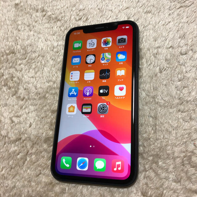 Apple(アップル)の【超美品】iPhone xr 128GB ブラック スマホ/家電/カメラのスマートフォン/携帯電話(スマートフォン本体)の商品写真