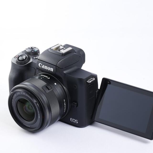 スマホ転送☆彡自撮り!高画質!操作性!ミラーレス一眼!EOS kiss M