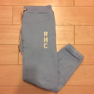 本日限定価格！ロンハーマン RHC スウェットパンツ 裏起毛ライトブルー