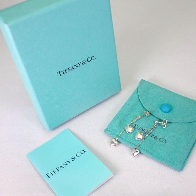 Tiffany & Co.(ティファニー)のティファニー 925 ダブルドロップハート ピアス [g385-9] レディースのアクセサリー(ピアス)の商品写真