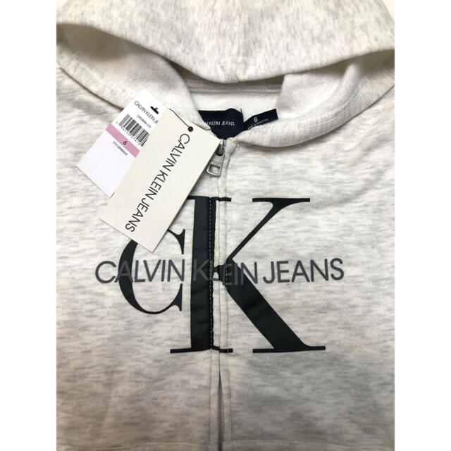 新品タグ付き Calvin Klein パーカー cK カルバンクライン