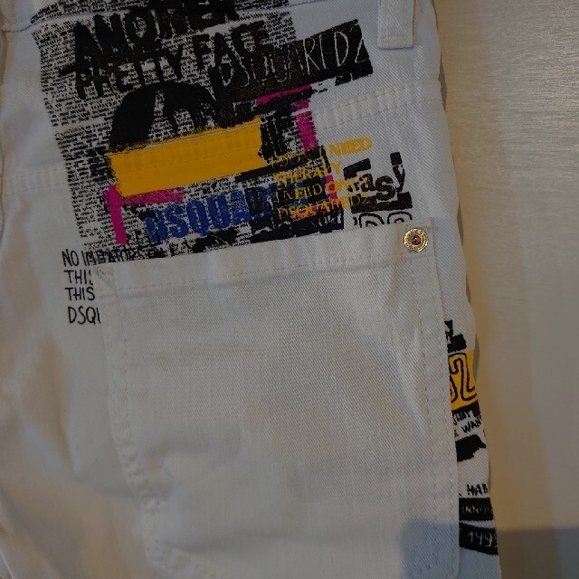 パンツDsquared2 whiteデニム46