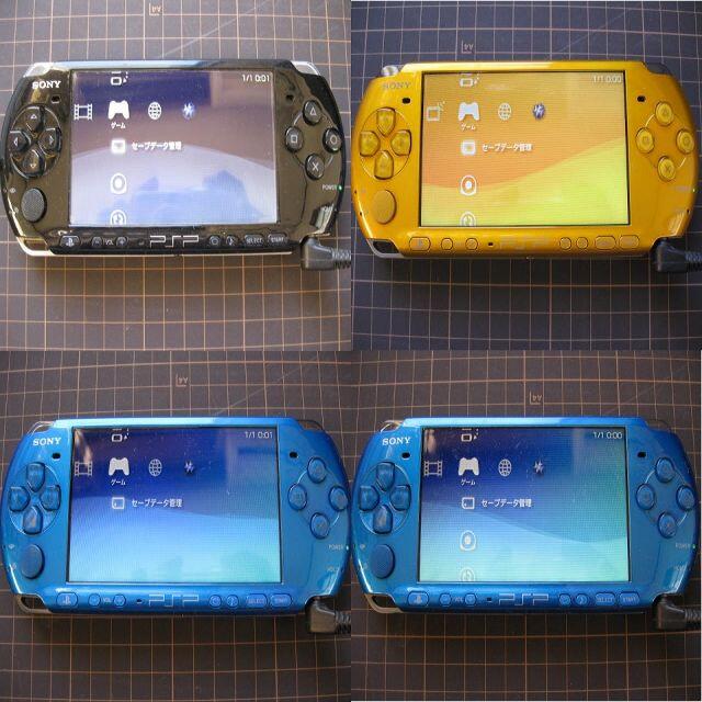 PSP-3000 本体のみ×4台 起動確認 ジャンク扱い