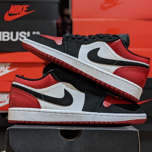 bred toe jordan 1 low