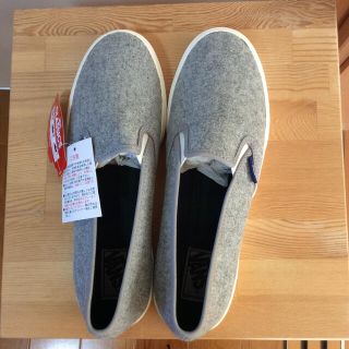 ヴァンズ(VANS)のVANS SLIP ON LP V782W FLT2 15FA GRAY 8(スリッポン/モカシン)