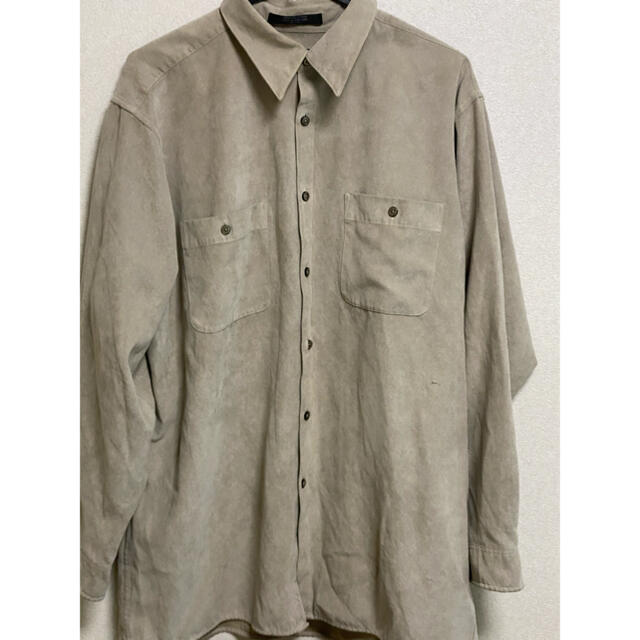 Ralph Lauren(ラルフローレン)のスエード生地　古着　シャツ メンズのトップス(シャツ)の商品写真