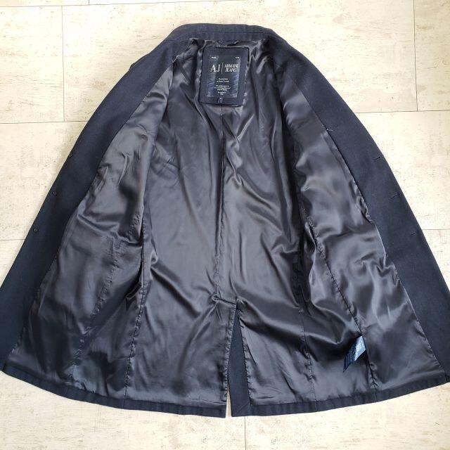 ARMANI ウール チェスターコート 54 ネイビーの通販 by ガーデニア's shop|アルマーニジーンズならラクマ JEANS - アルマーニ ジーンズ ☆ 新品正規店
