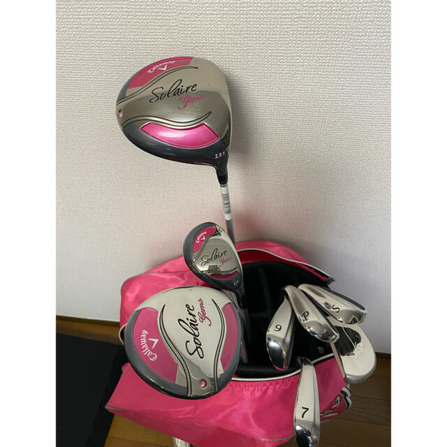 Callaway Golf(キャロウェイゴルフ)の【callaway】8本セットキャディーバック付 スポーツ/アウトドアのゴルフ(クラブ)の商品写真