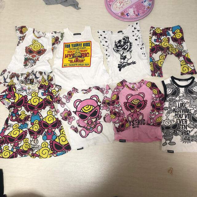 HYSTERIC MINI(ヒステリックミニ)のヒスミニセット90.100 キッズ/ベビー/マタニティのキッズ服女の子用(90cm~)(Tシャツ/カットソー)の商品写真