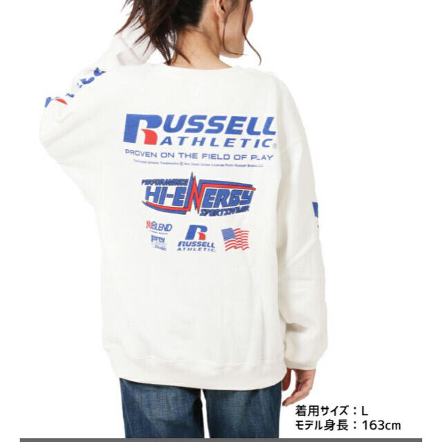 DEUXIEME CLASSE(ドゥーズィエムクラス)の【RUSSEL ATHLETICS】バックプリントスウェット レディースのトップス(トレーナー/スウェット)の商品写真