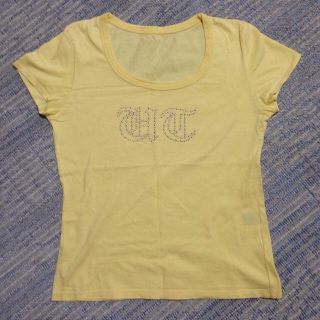 アンタイトル(UNTITLED)のUNTITLEDのイエローTシャツ(Tシャツ(半袖/袖なし))