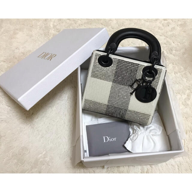 Christian Dior(クリスチャンディオール)のdior☆レディディオール☆チェック柄 レディースのバッグ(その他)の商品写真