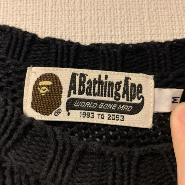 A BATHING APE(アベイシングエイプ)のエイプ　セーター　ニット メンズのトップス(ニット/セーター)の商品写真