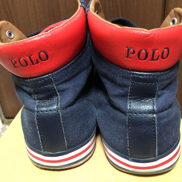 POLO RALPH LAUREN(ポロラルフローレン)のPOLOラルフローレン　ハイカットスニーカー28cm メンズの靴/シューズ(スニーカー)の商品写真