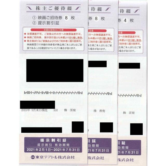 ユナイテッドトウキョウ 東京テアトル 株主優待映画 ご招待券 20枚 提示割引証 3枚 男性名義 通販 最新東京テアトル株主優待 映画ご招待券 8枚 提示割引証1枚 女性名義