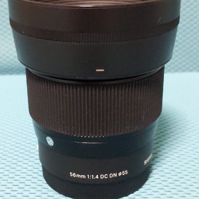 美品　シグマ　SIGMA　56mm　F1.4 DC DN プロテクター付